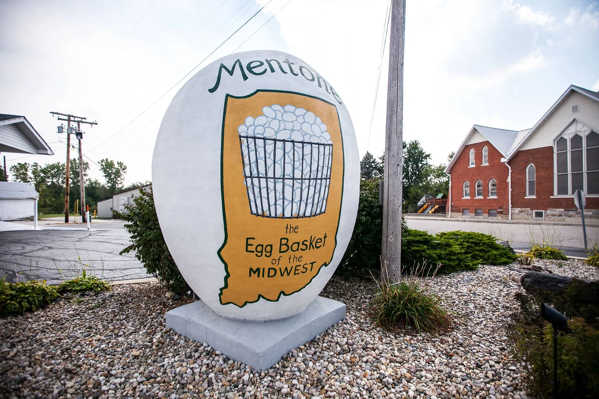 World’s Largest Egg in Mentone, Indiana
