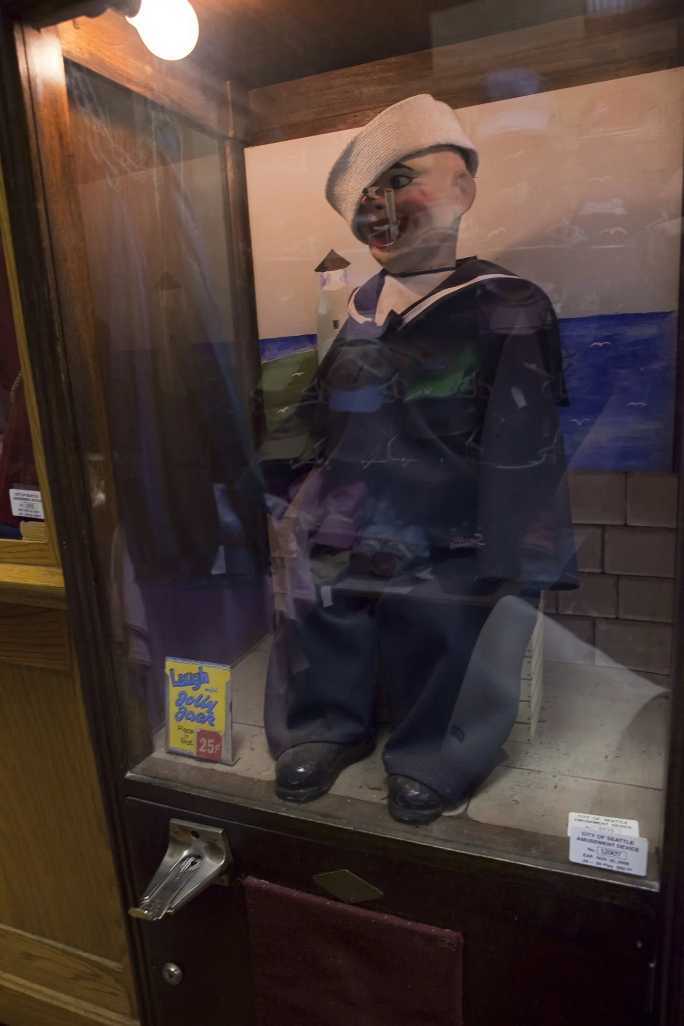 Jolly Jack at Ye Olde Curiosity Shoppe in Seattle, Washington