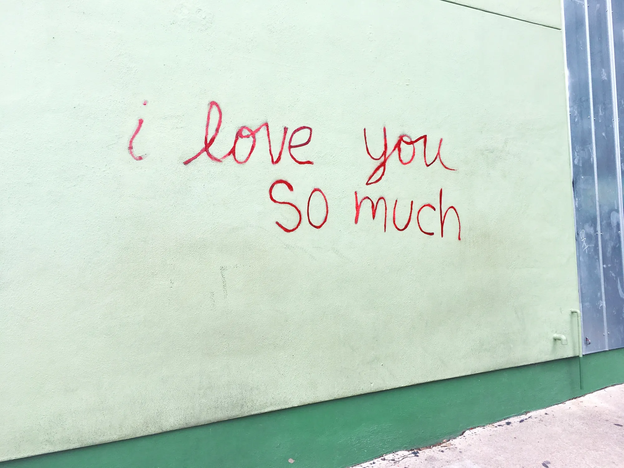 I Love You So Much Mural in Austin, Texas