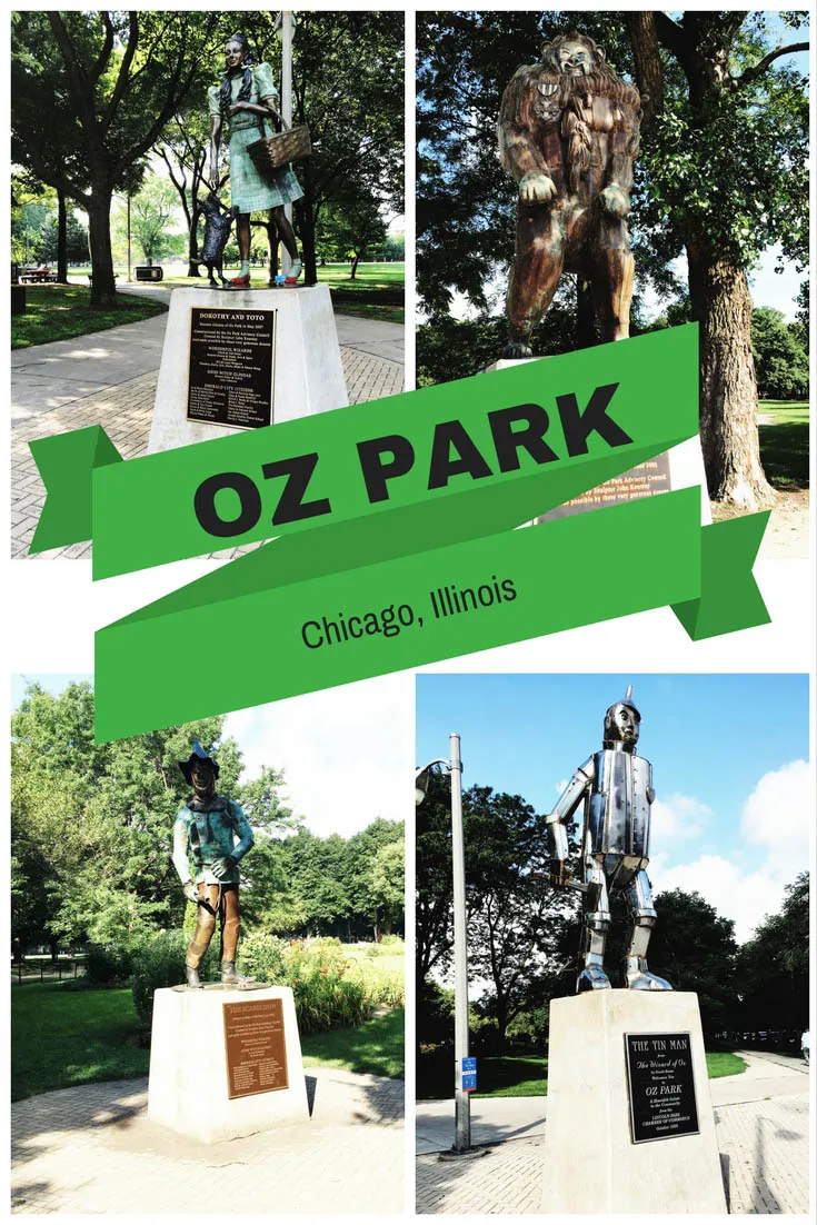 Follow the yellow brick road to Oz Park in Chicago, Illinois - a Wizard of Oz-themed park with the Tin Man, Cowardly Lion, Scarecrow, and Dorothy and Toto. Add this Chicago roadside attraction to your vacation, travel bucket list, or Illinois road trip itinerary.
#RoadsideAttractions #WeirdRoadsideAttractions #RoadTripStops #RoadTrip #IllinoisRoadsideAttractions #IllinoisRoadTrip #IllinoisWeekendGetaways #IllinoisWithKids #IllinoisRoadTripItinerary #IllinoisRoadTripMap #IllinoisRoadTripTravel