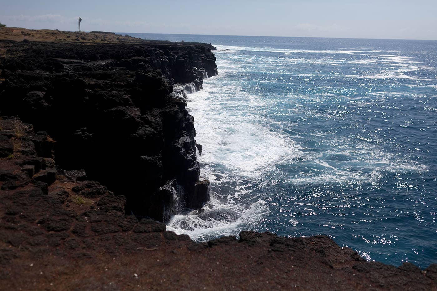 Ka Lae, the Southernmost Point in the U.S., on Big Island, Hawaii