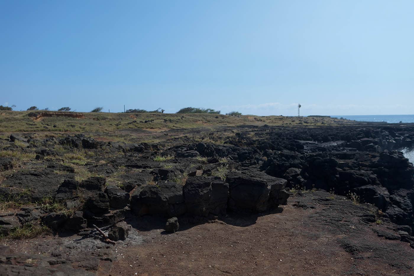 Ka Lae, the Southernmost Point in the U.S., on Big Island, Hawaii