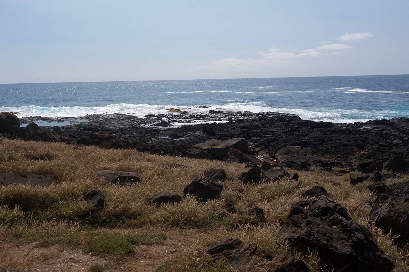 Ka Lae, the Southernmost Point in the U.S., on Big Island, Hawaii