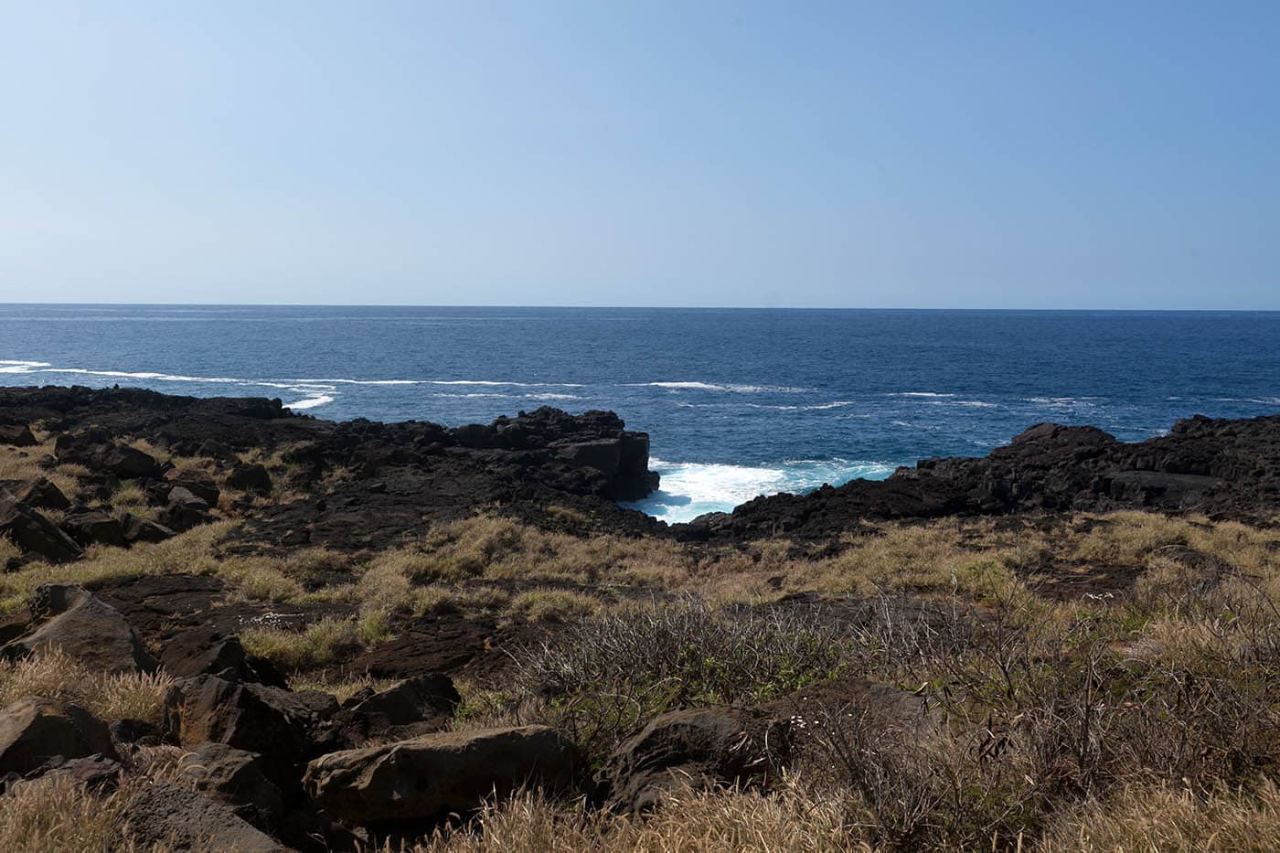 Ka Lae, the Southernmost Point in the U.S., on Big Island, Hawaii