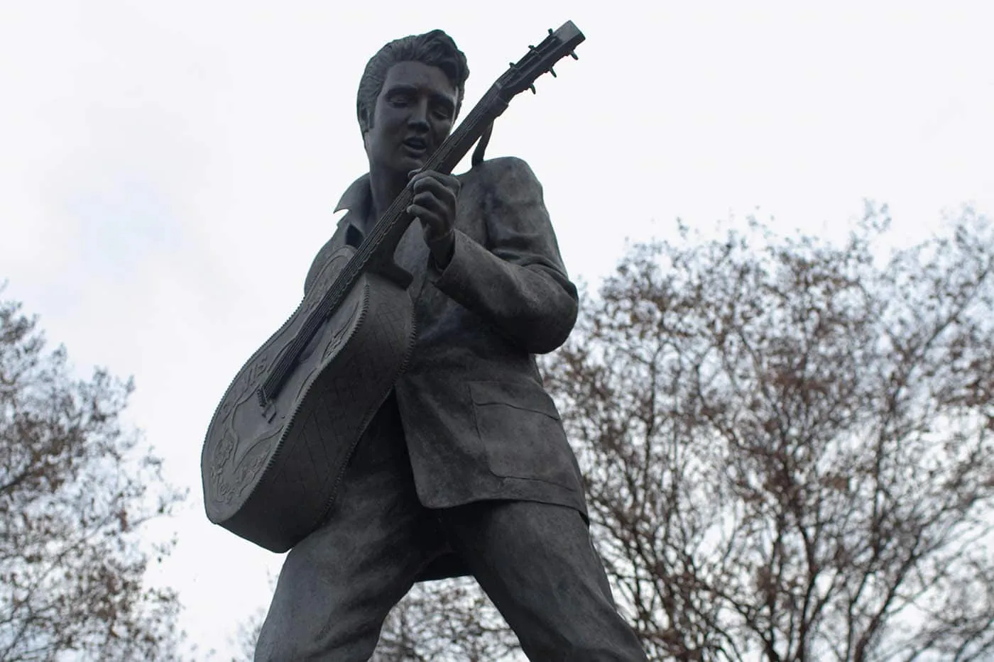 Statue of Elvis in Memphis, Tennessee