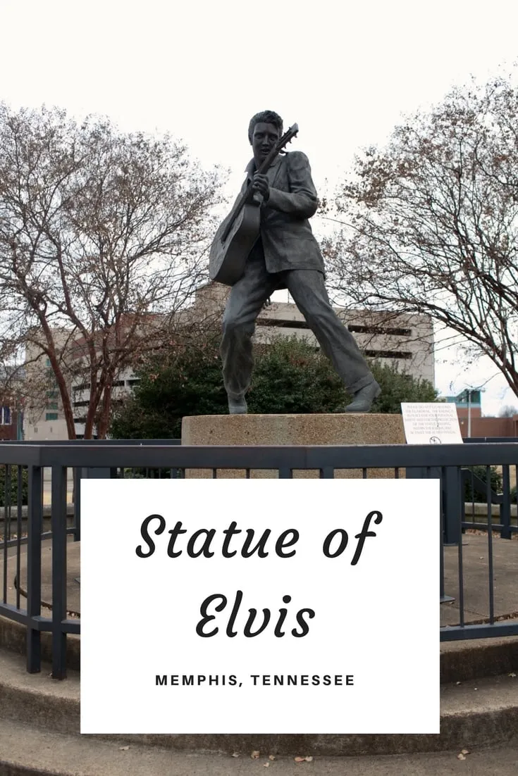 This bronze Elvis Presley statue in Memphis, Tennessee is a must-see when visiting the city and checking out Beale Street. It's fit for a king of rock 'n' roll! Add this Tennessee roadside attraction to your road trip travel itinerary and travel bucket lists and visit this place on your Memphis vacation.
#Elvis #ElvisPresley #Memphis #BealeStreet #TennesseeRoadsideAttractions #RoadsideAttraction #RoadTrip #TennesseeRoadTrip #ThingsToDoInTennessee #WeirdRoadsideAttractions #RoadTripStops