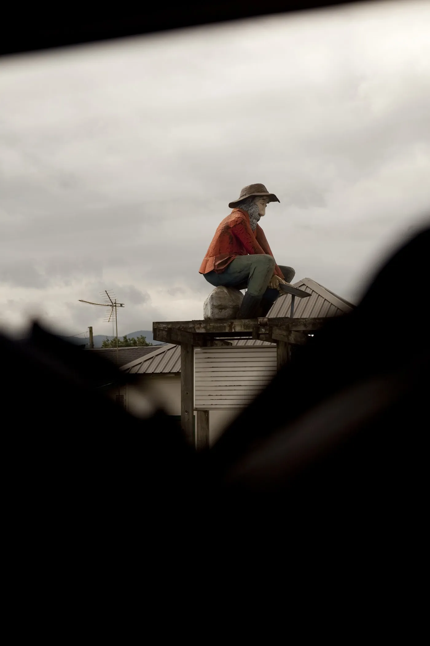 Gold Prospector Statue in Sumas, Washington