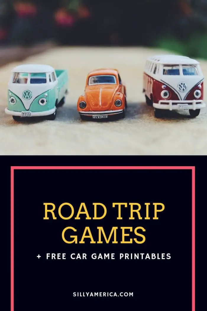 Road Trip Car Games + Free Car Game Printables | Road trip car games that will keep your passengers or kids occupied in the car on your next road trip. Free printables & suggestions for car-friendly games.