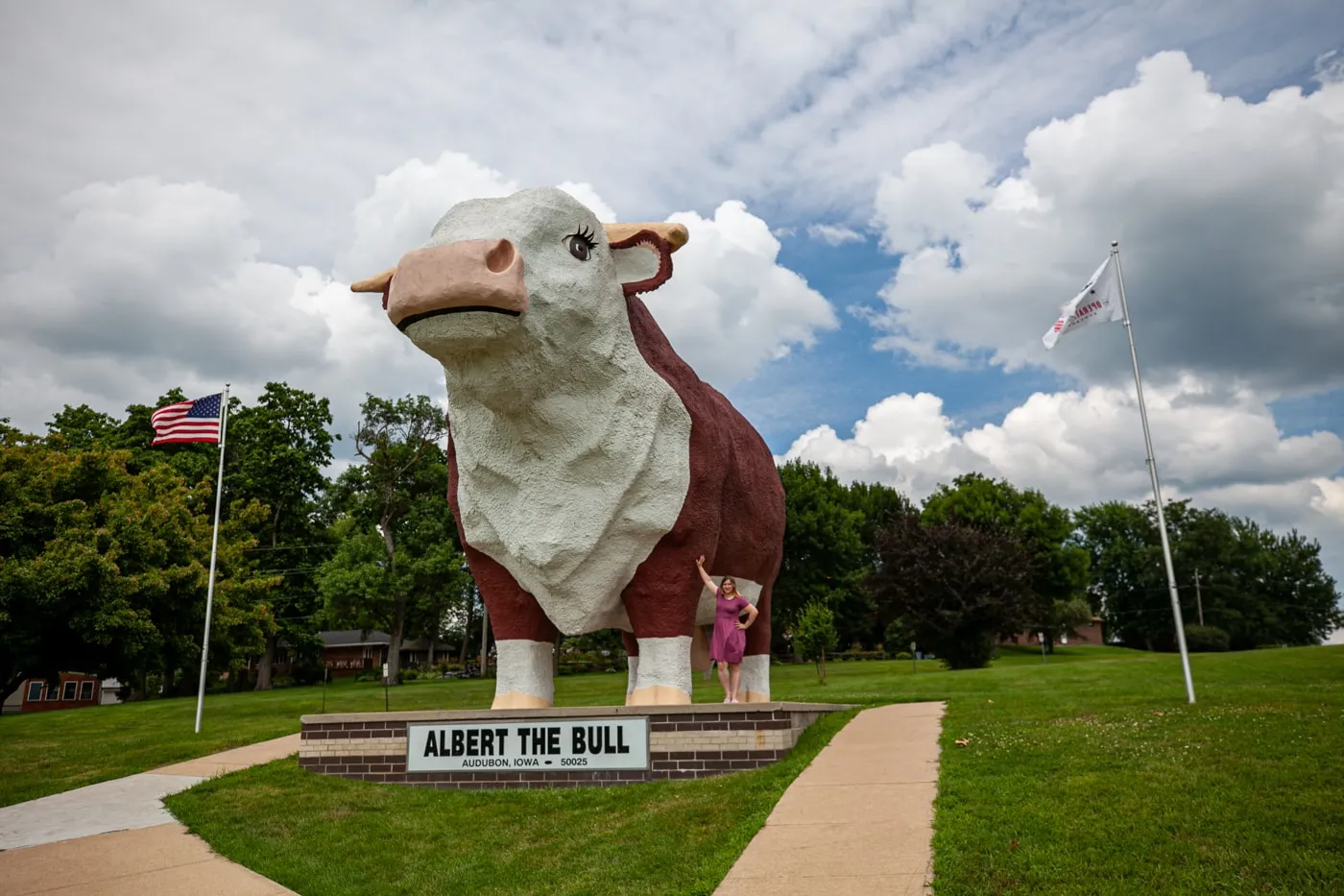 Albert the Bull - the World's Largest Bull in Audubon, Iowa | Iowa Roadside Attractions