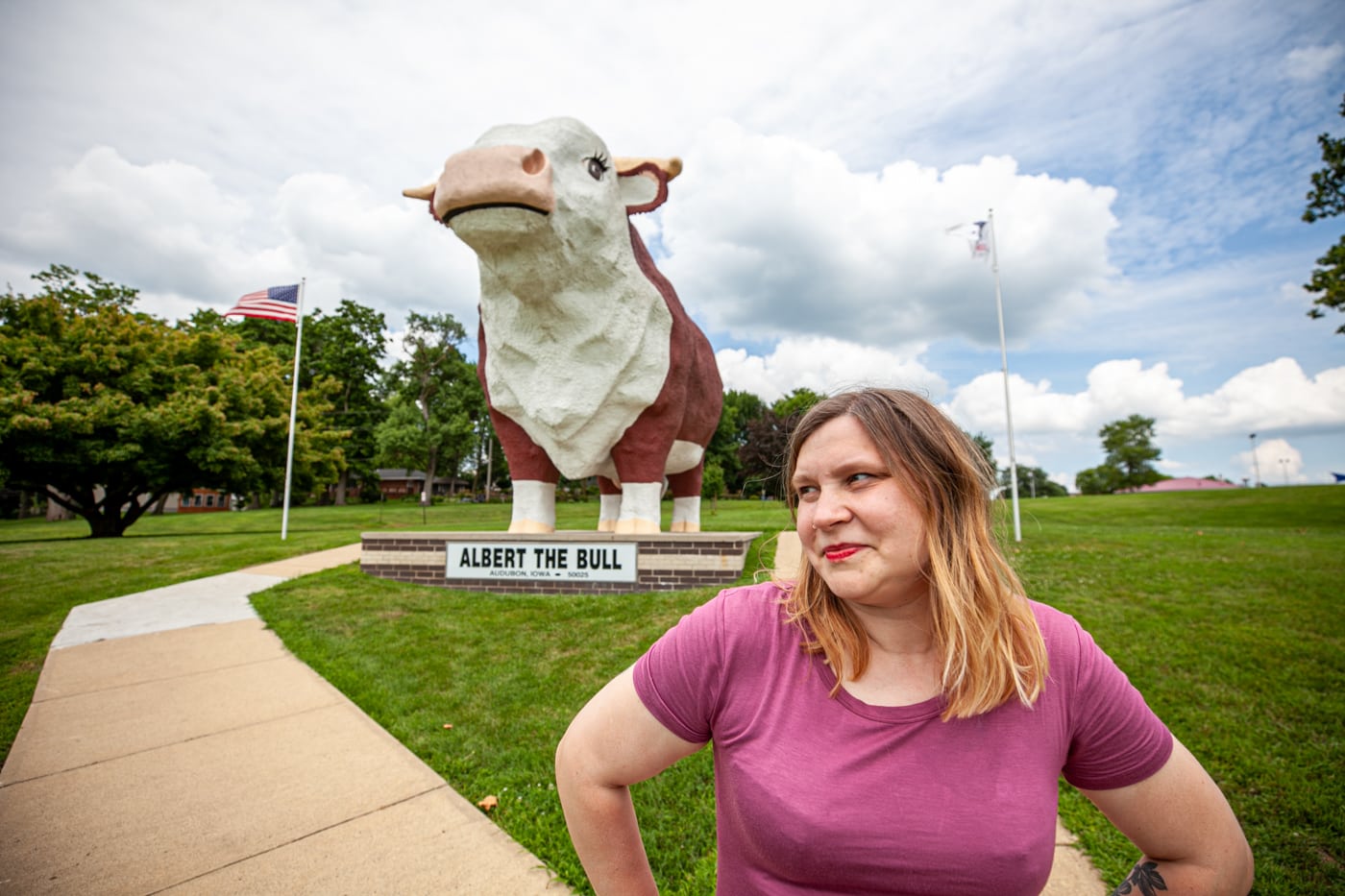 Albert the Bull - the World's Largest Bull in Audubon, Iowa | Iowa Roadside Attractions