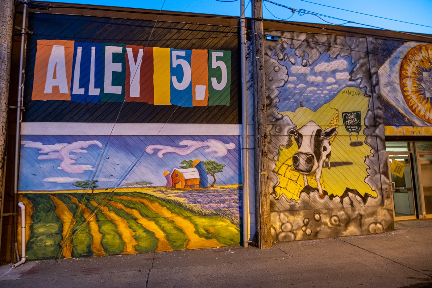 Alley 5.5: Bismarck Art Alley in North Dakota - Street art and Murals in Bismarck, North Dakota