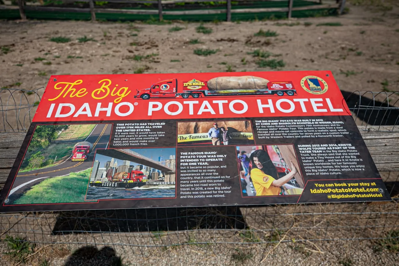 Big Idaho Potato Hotel AirBNB in Boise, Idaho - an AirBNB made from a giant potato | Idaho Roadside Attractions  and Weird Hotels