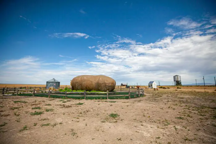 Big Idaho Potato Hotel AirBNB in Boise, Idaho - an AirBNB made from a giant potato | Idaho Roadside Attractions and Weird Hotels