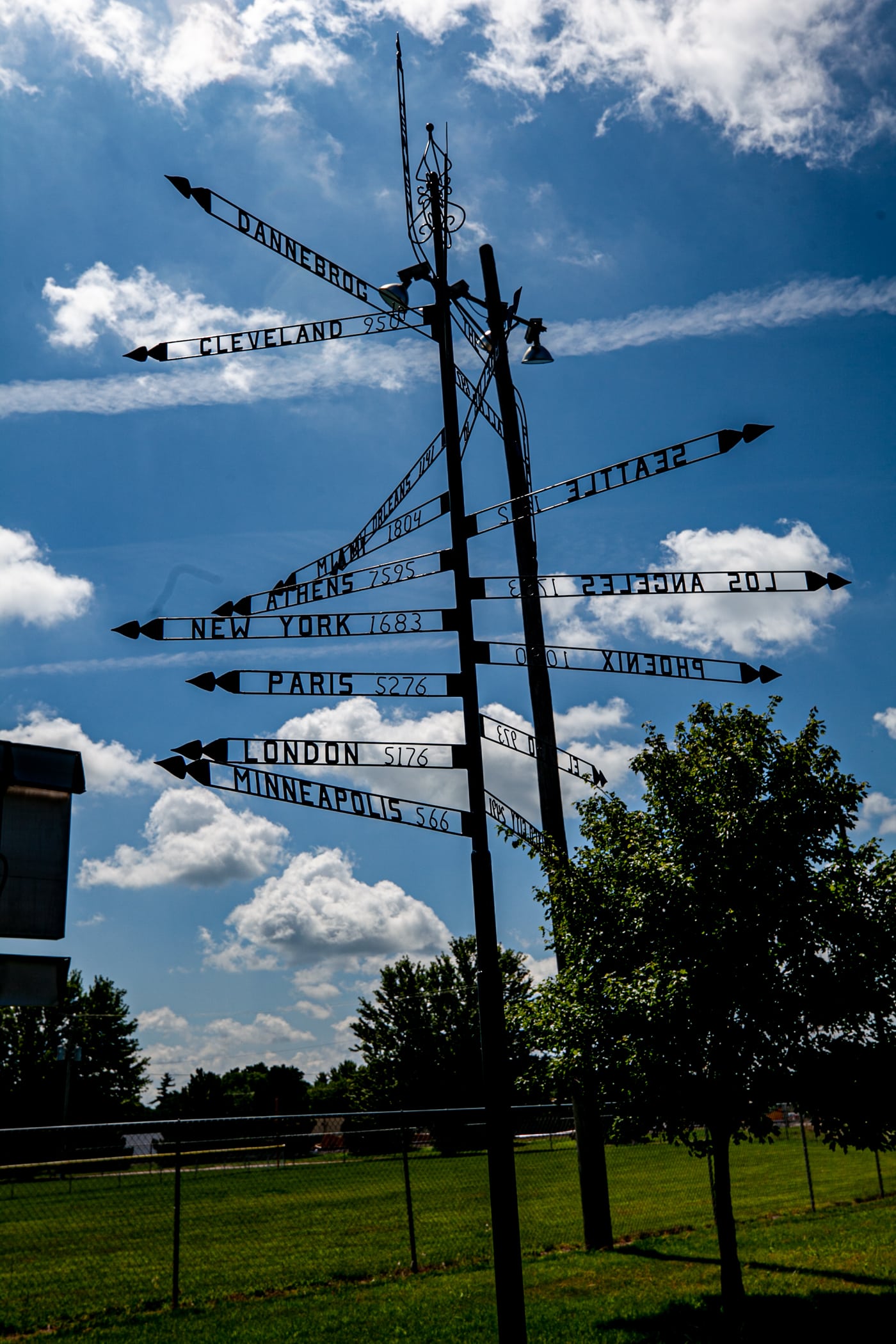 Way marking signs in Cairo, Nebraska | Roadside Attractions in Nebraska