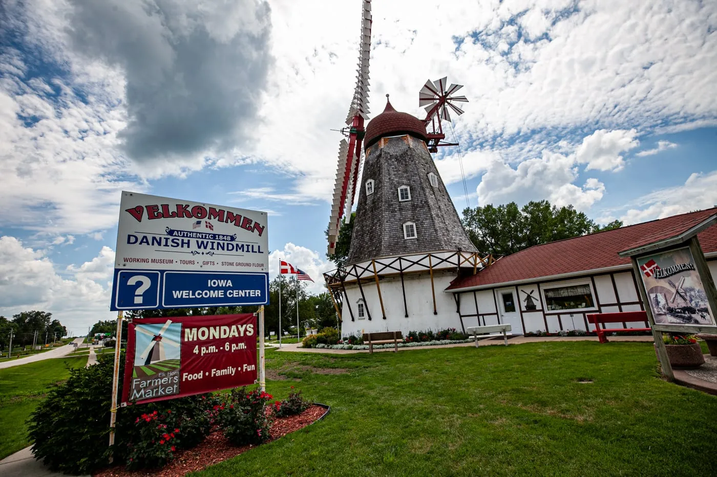 Danish Windmill in Elk Horn, Iowa | Iowa Roadside Attractions