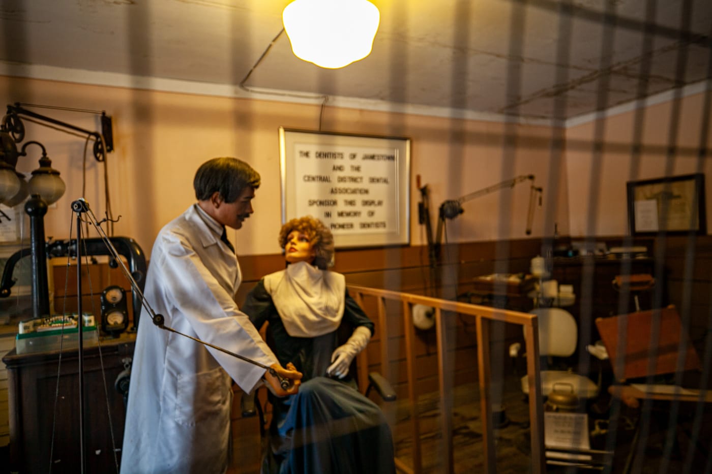 Creepy dentist office at Frontier Village in Jamestown, North Dakota | Roadside Attractions in North Dakota