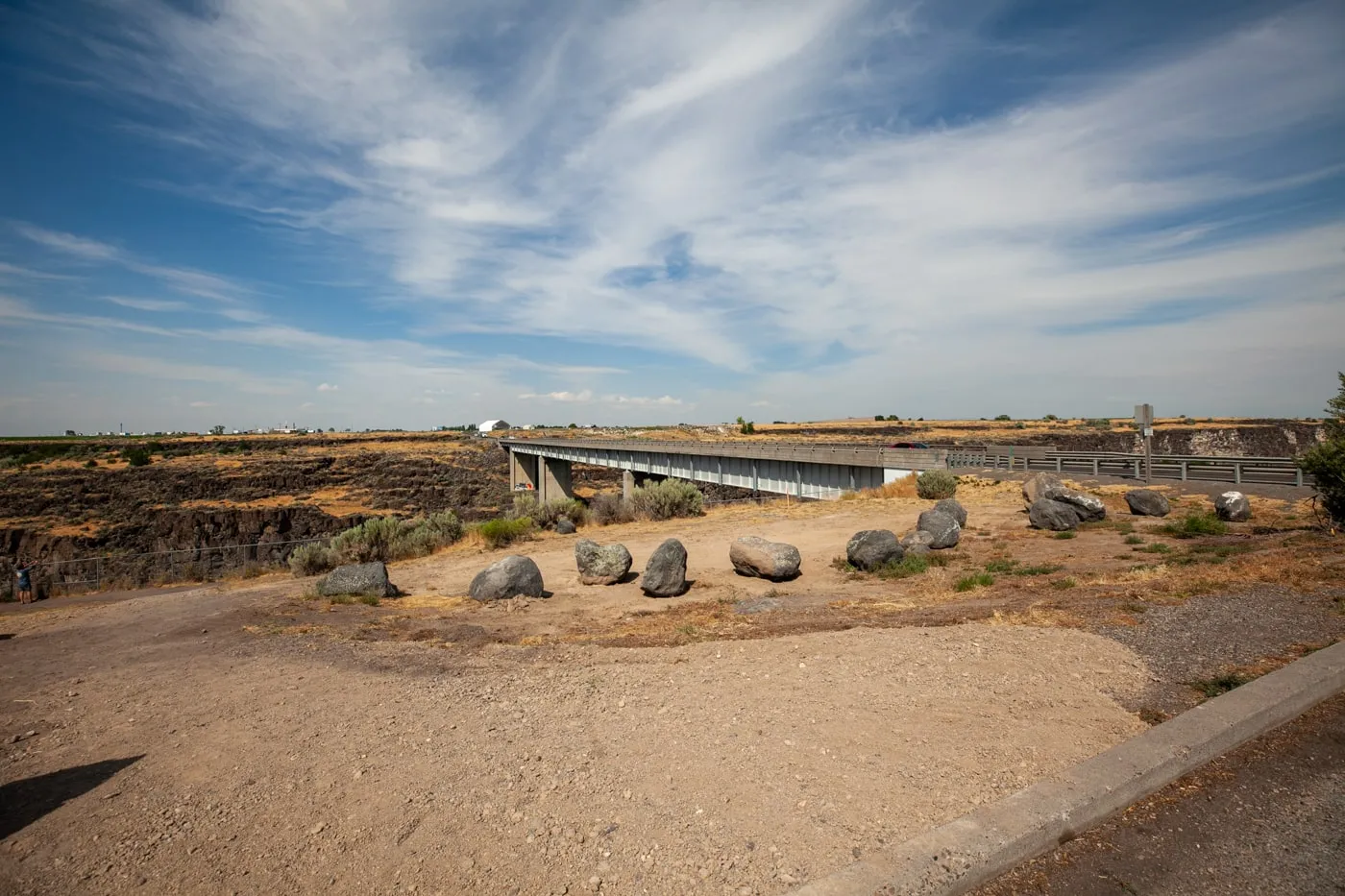 Hansen Bridge Idaho Historical Site near Twin Falls, Idaho