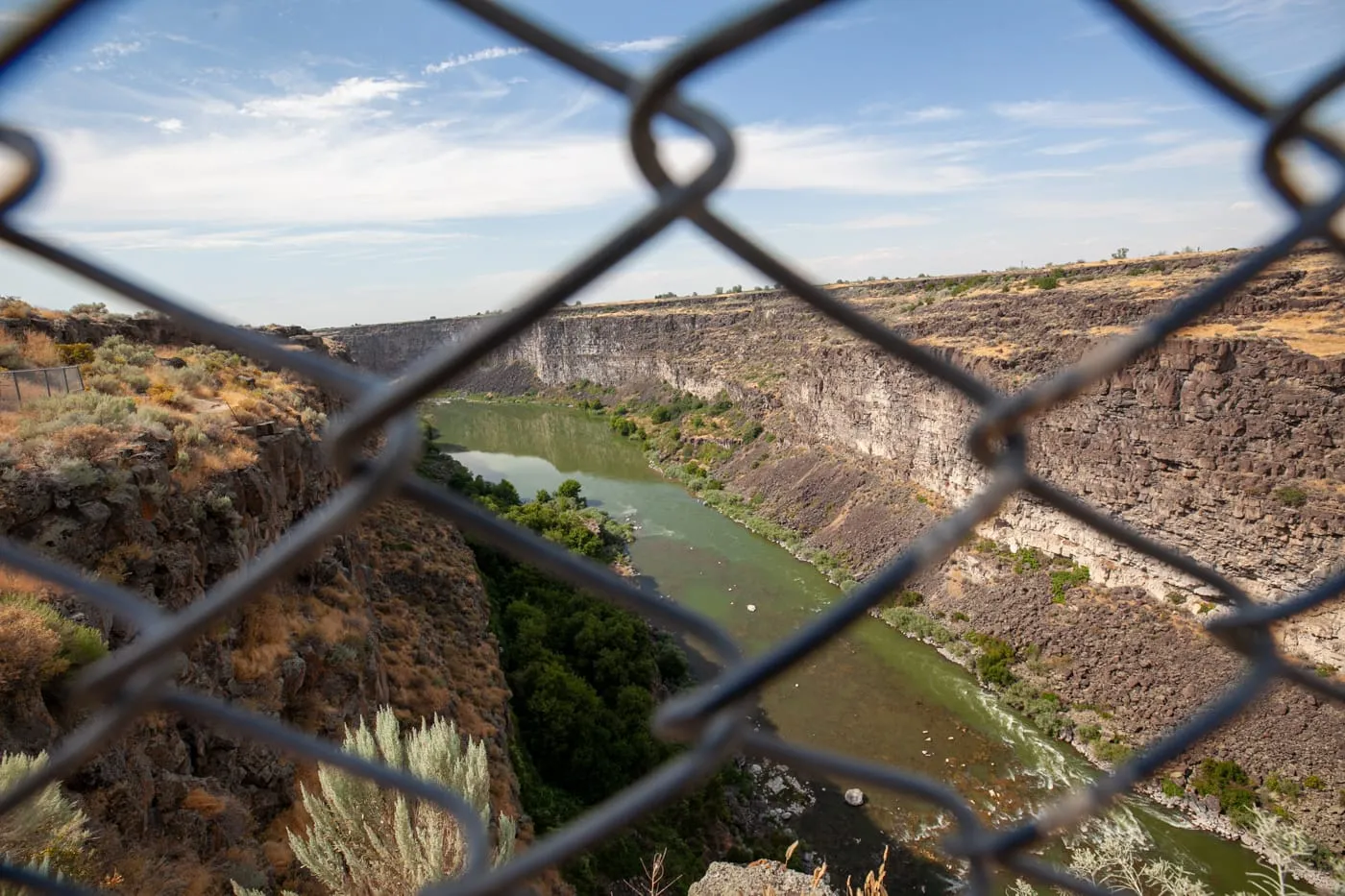 Hansen Bridge Idaho Historical Site near Twin Falls, Idaho