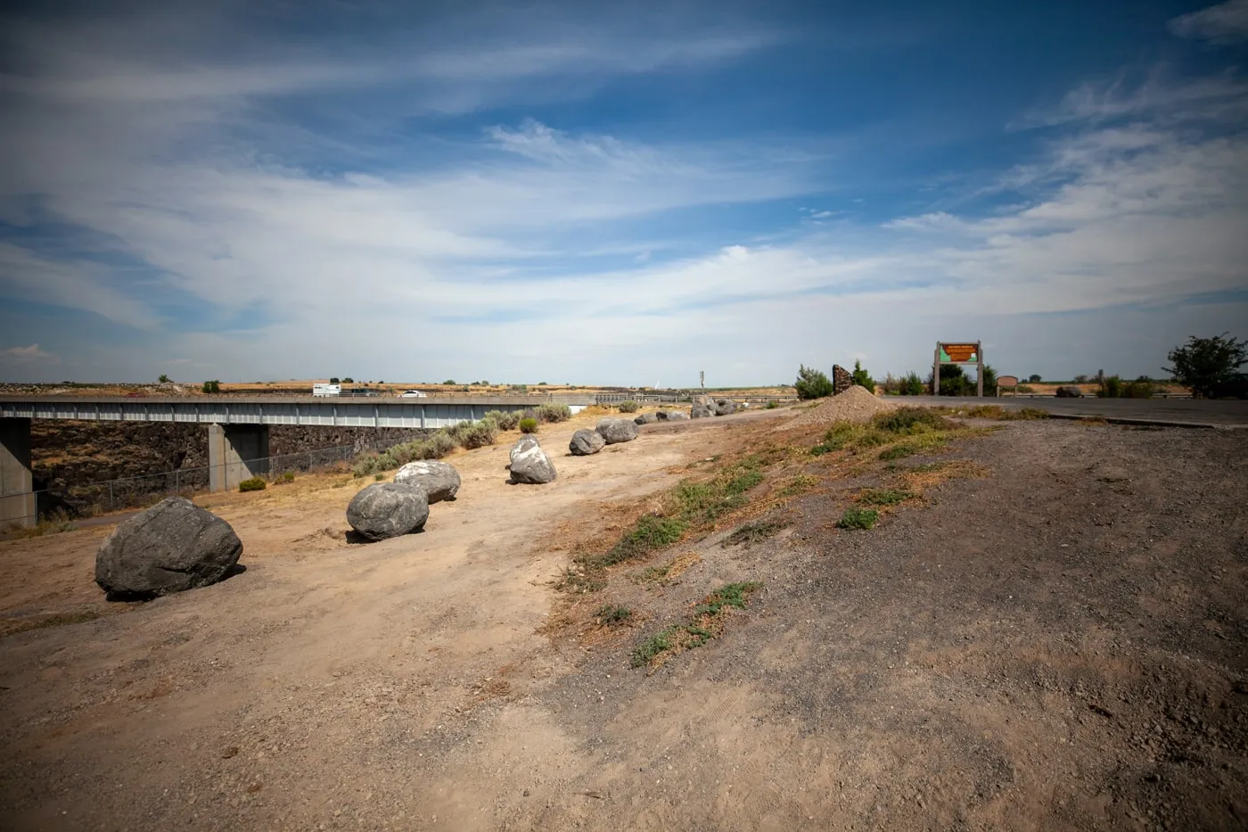 Hansen Bridge Idaho Historical Site near Twin Falls, Idaho