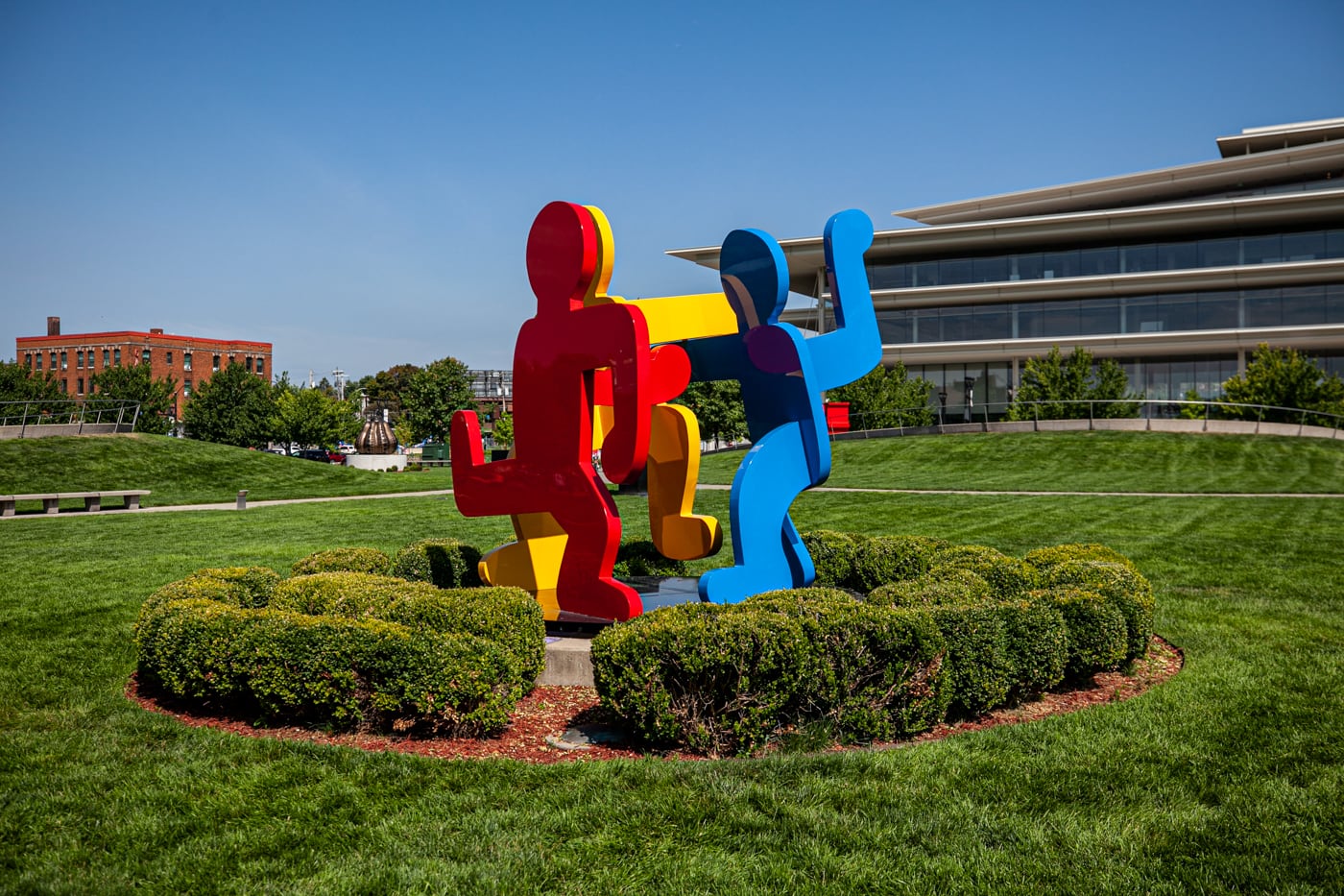 Keith Haring Three Dancing Figures 1989 | Pappajohn Sculpture Park in Des Moines, Iowa