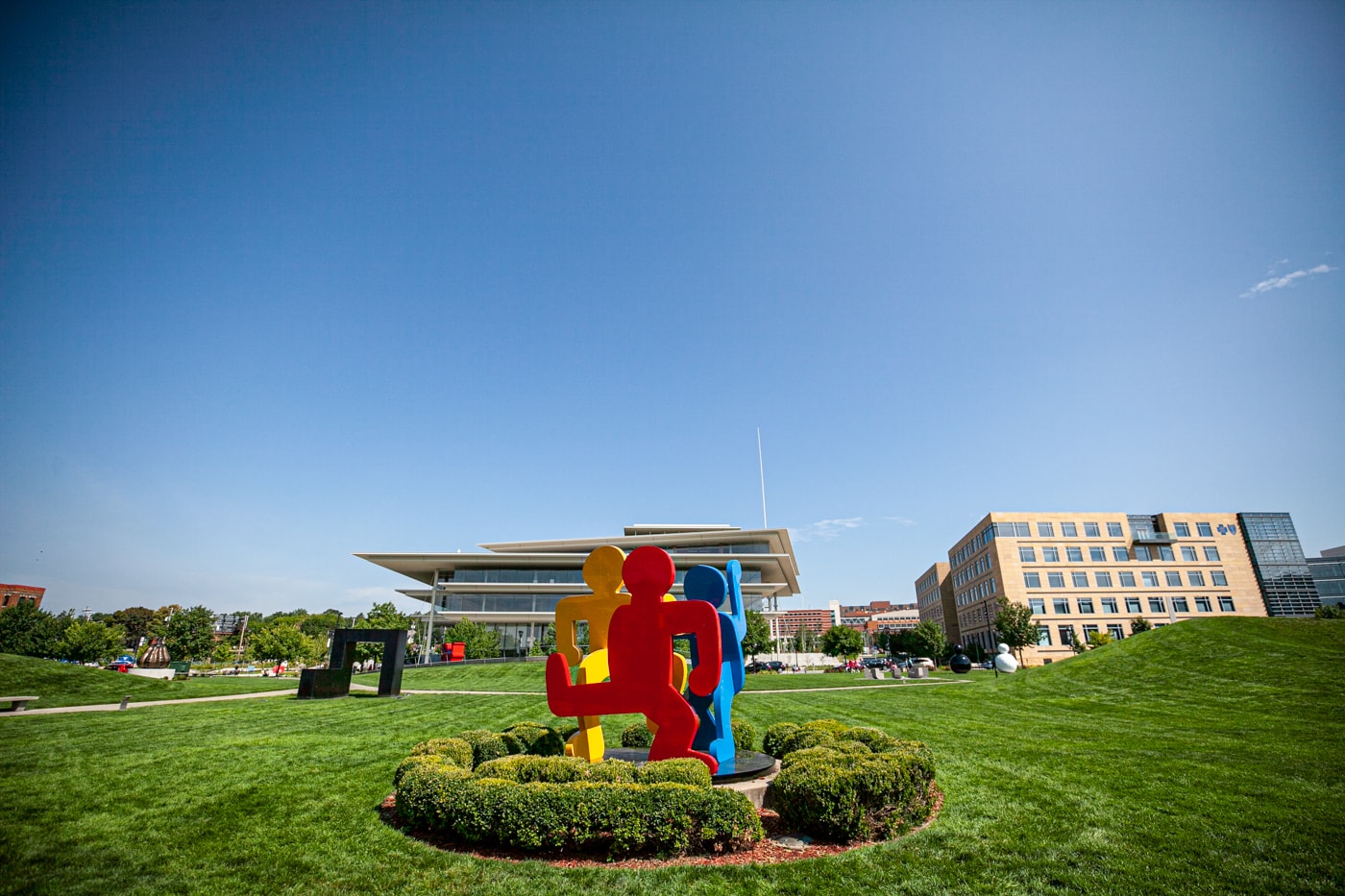 Keith Haring Three Dancing Figures 1989 | Pappajohn Sculpture Park in Des Moines, Iowa