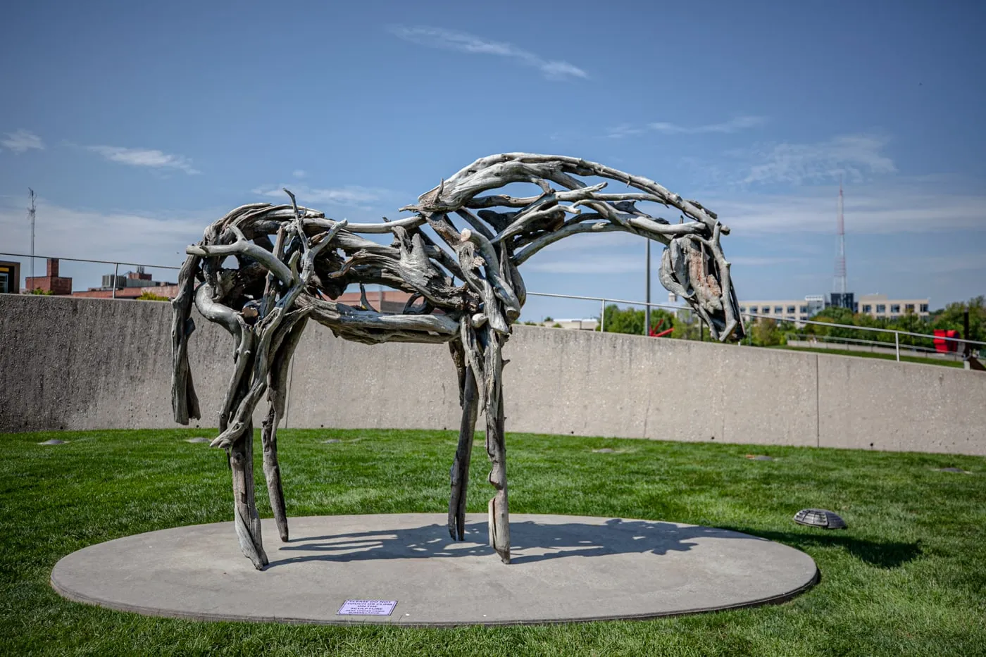 Deborah Butterfield Ancient Forest Horse | Pappajohn Sculpture Park in Des Moines, Iowa