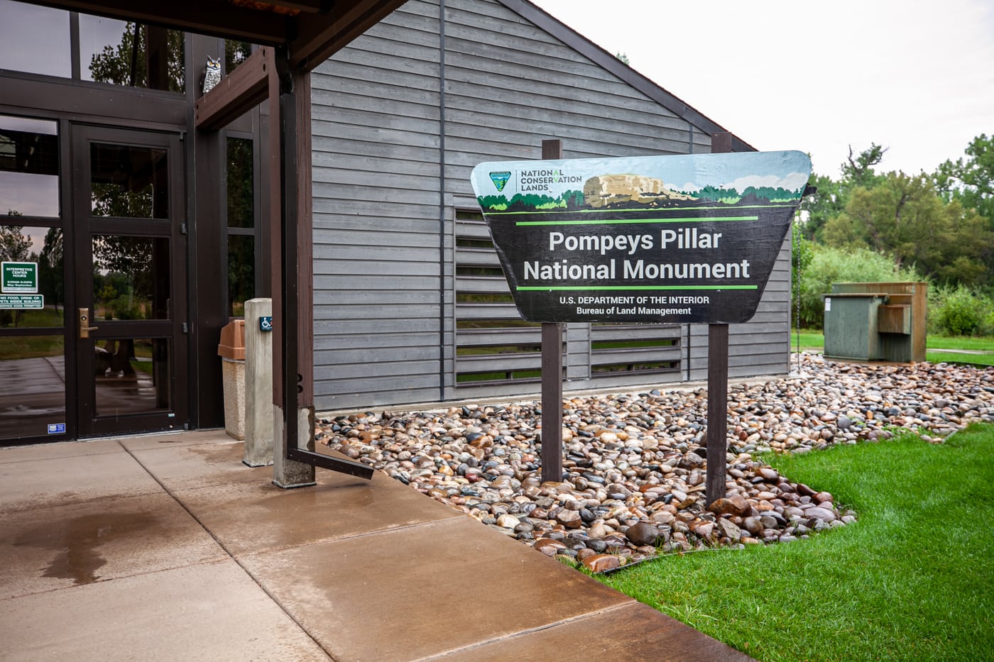 Pompeys Pillar National Monument in Montana | William Clark (Lewis & Clark) carved his name and the date of his visit on a rock bluff next to the Yellowstone River. | Montana tourist attractions and historical monuments