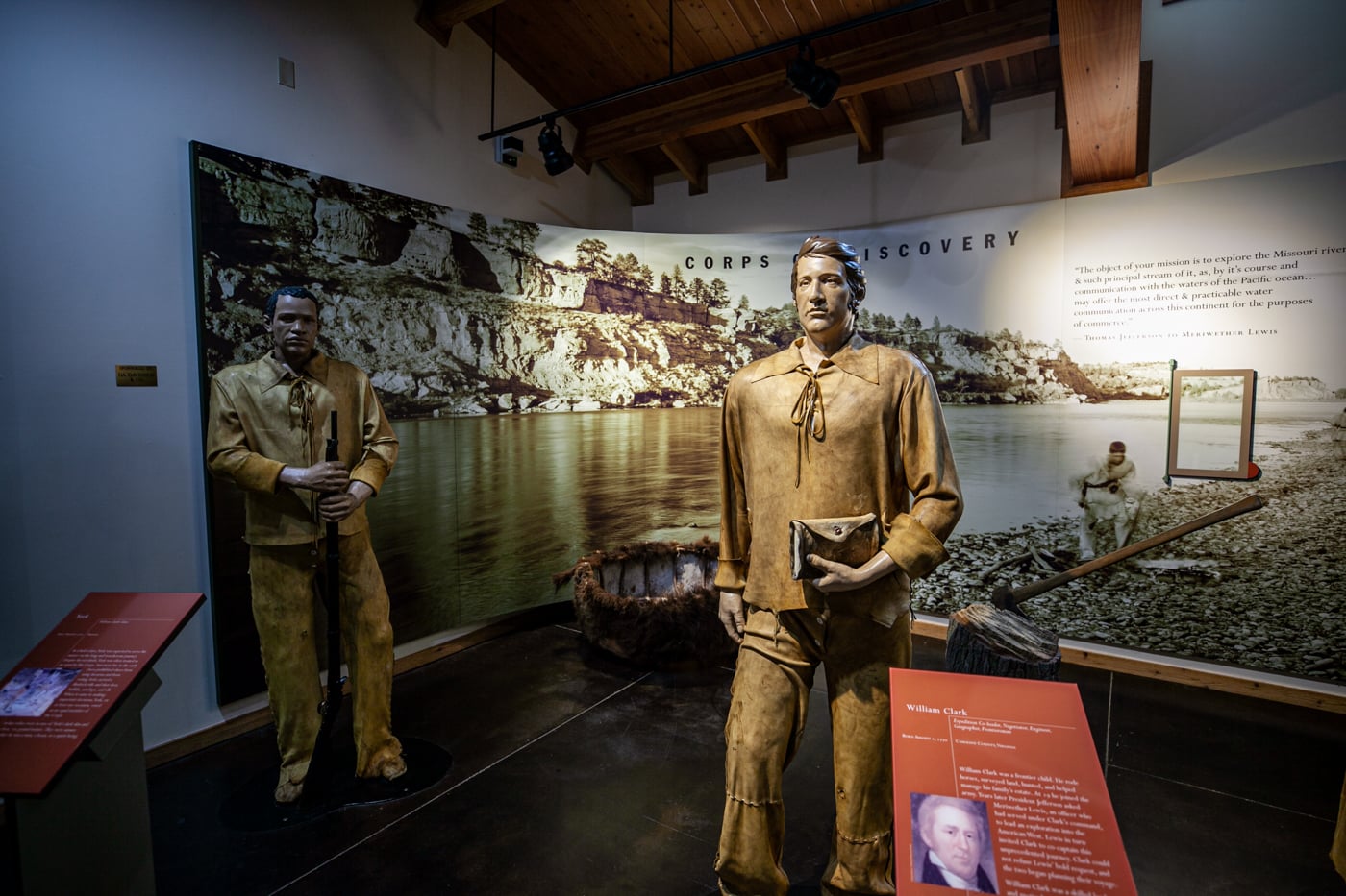 Pompeys Pillar National Monument in Montana | William Clark (Lewis & Clark) carved his name and the date of his visit on a rock bluff next to the Yellowstone River. | Montana tourist attractions and historical monuments