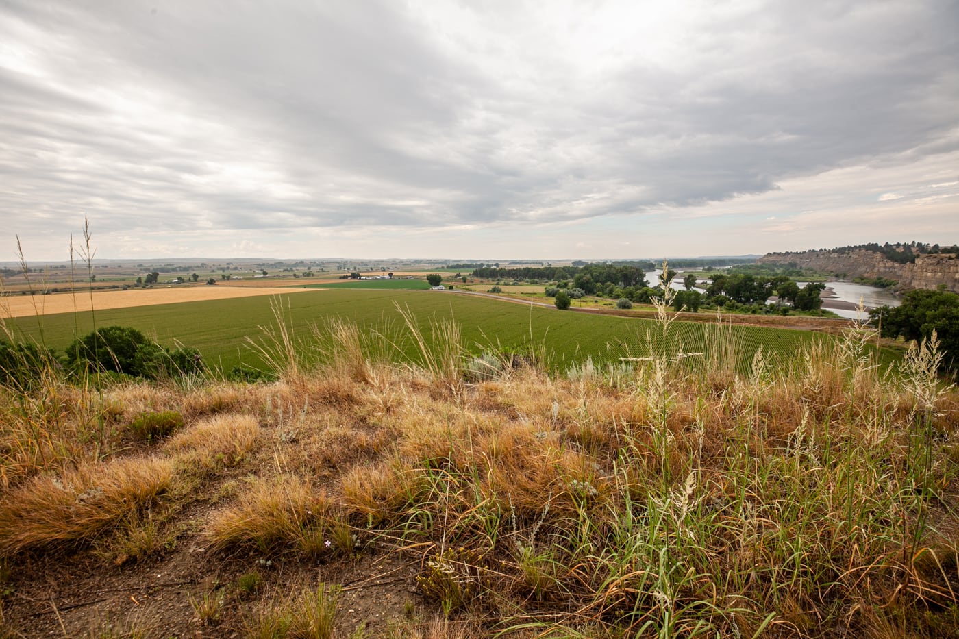 Pompeys Pillar National Monument in Montana | William Clark (Lewis & Clark) carved his name and the date of his visit on a rock bluff next to the Yellowstone River. | Montana tourist attractions and historical monuments