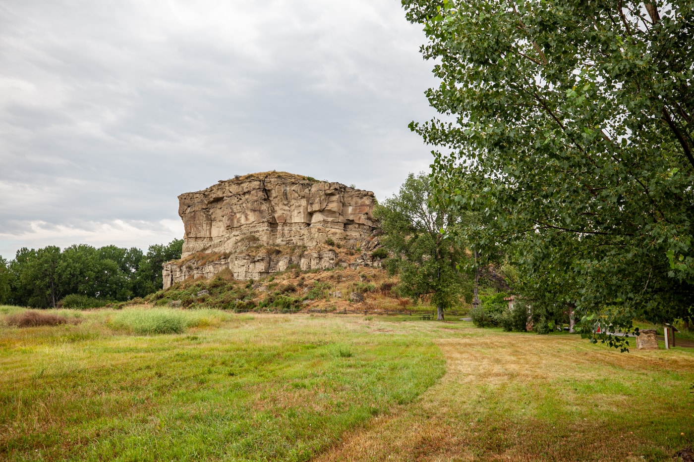 Pompeys Pillar National Monument in Montana Silly America