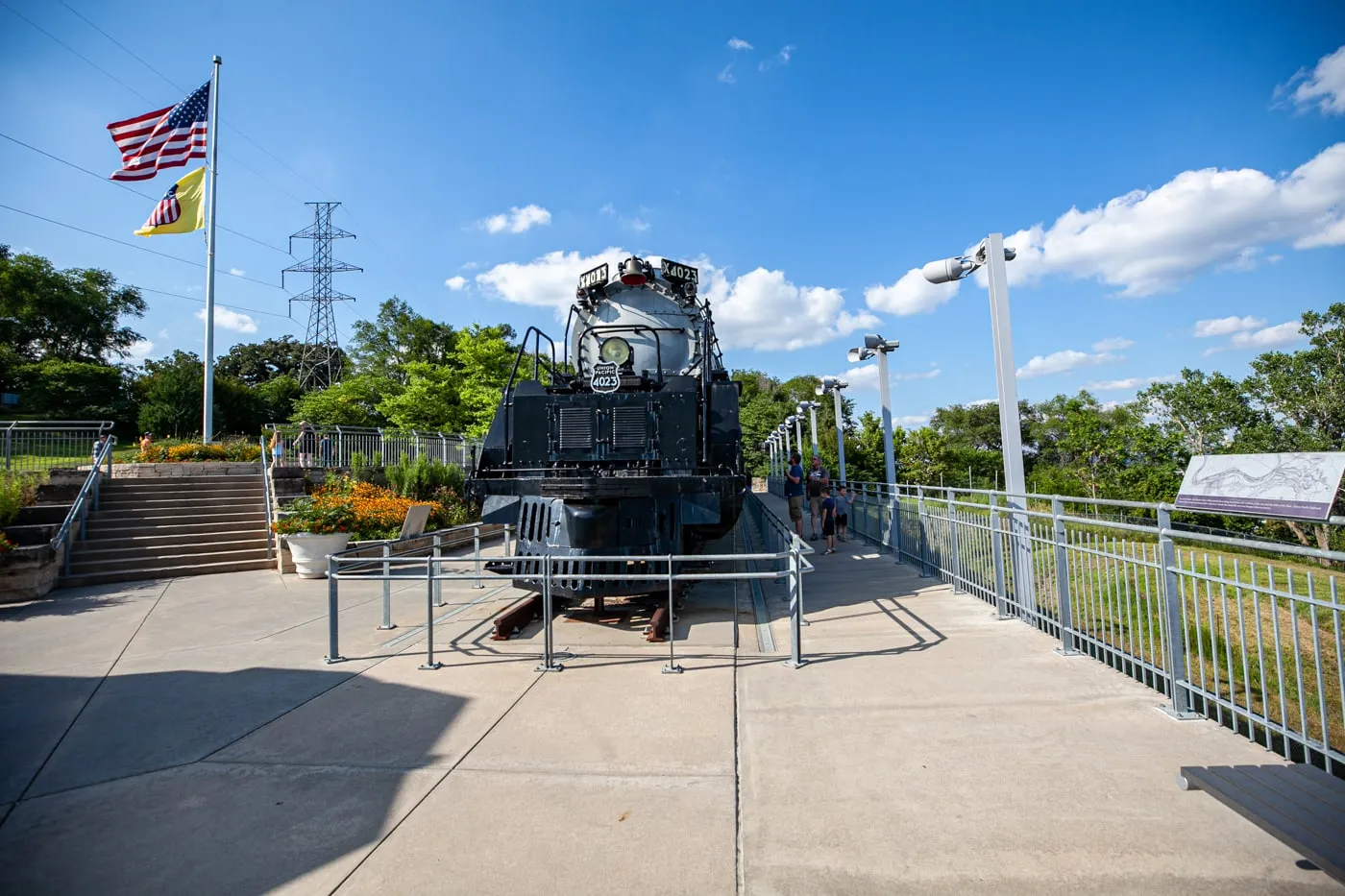 Kenefick Park: Union Pacific Big Boy Trains in Omaha, Nebraska