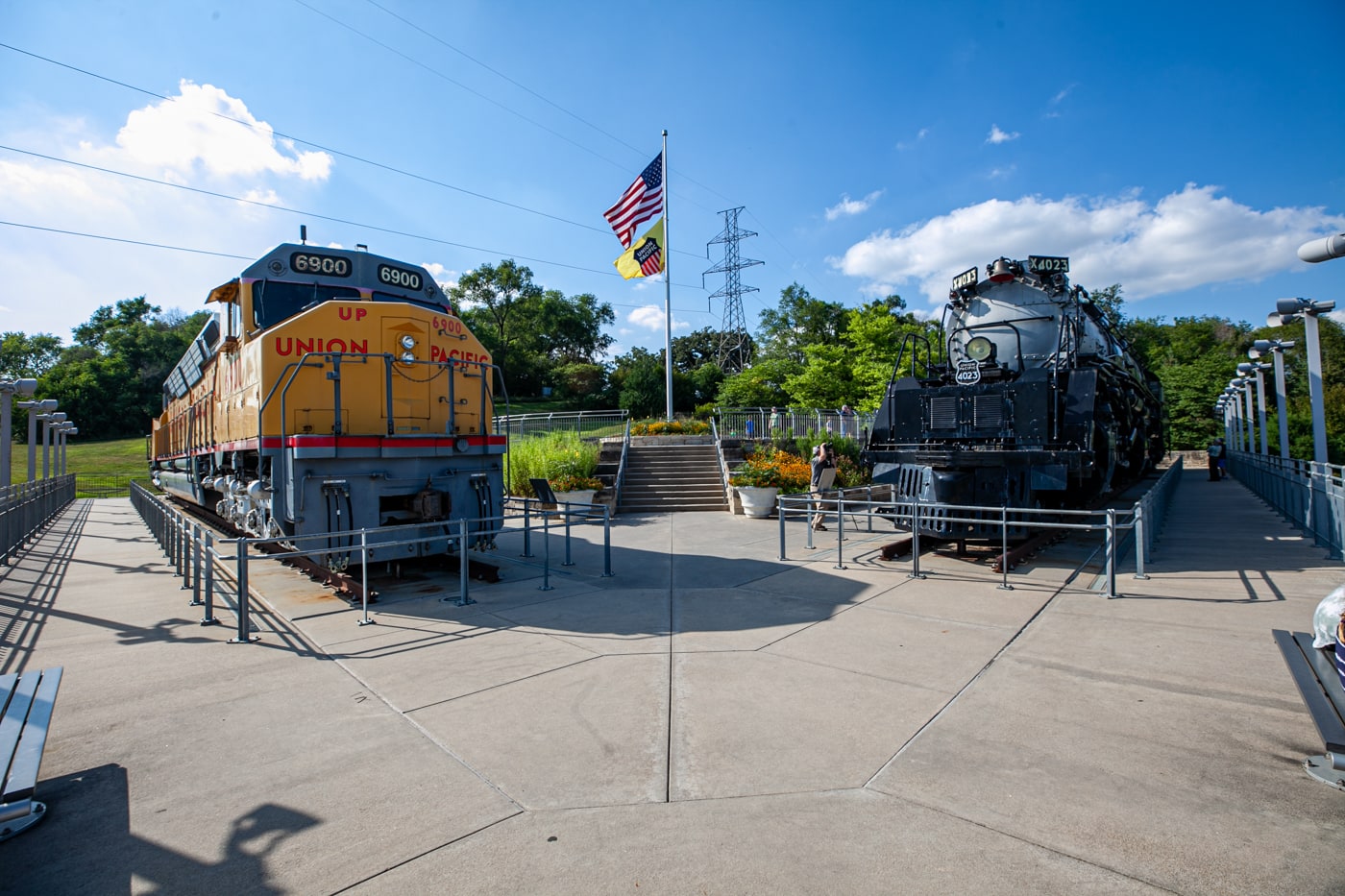 Kenefick Park: Union Pacific Big Boy & Centennial Trains in Omaha, Nebraska | Omaha Tourist Attractions