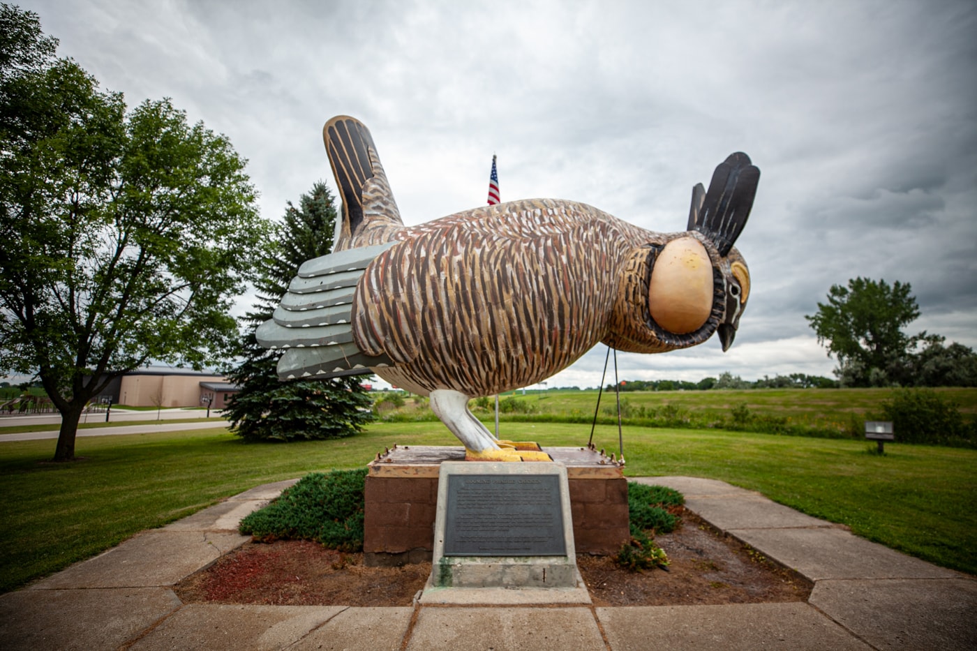 World's Largest "Booming" Prairie Chicken in Rothsay, Minnesota | Minnesota Roadside Attractions