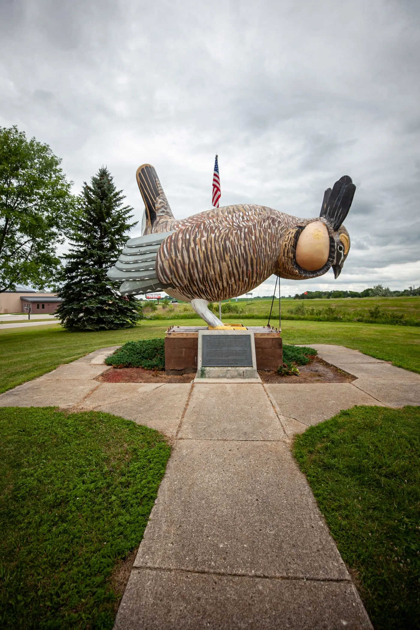 World's Largest "Booming" Prairie Chicken in Rothsay, Minnesota | Minnesota Roadside Attractions