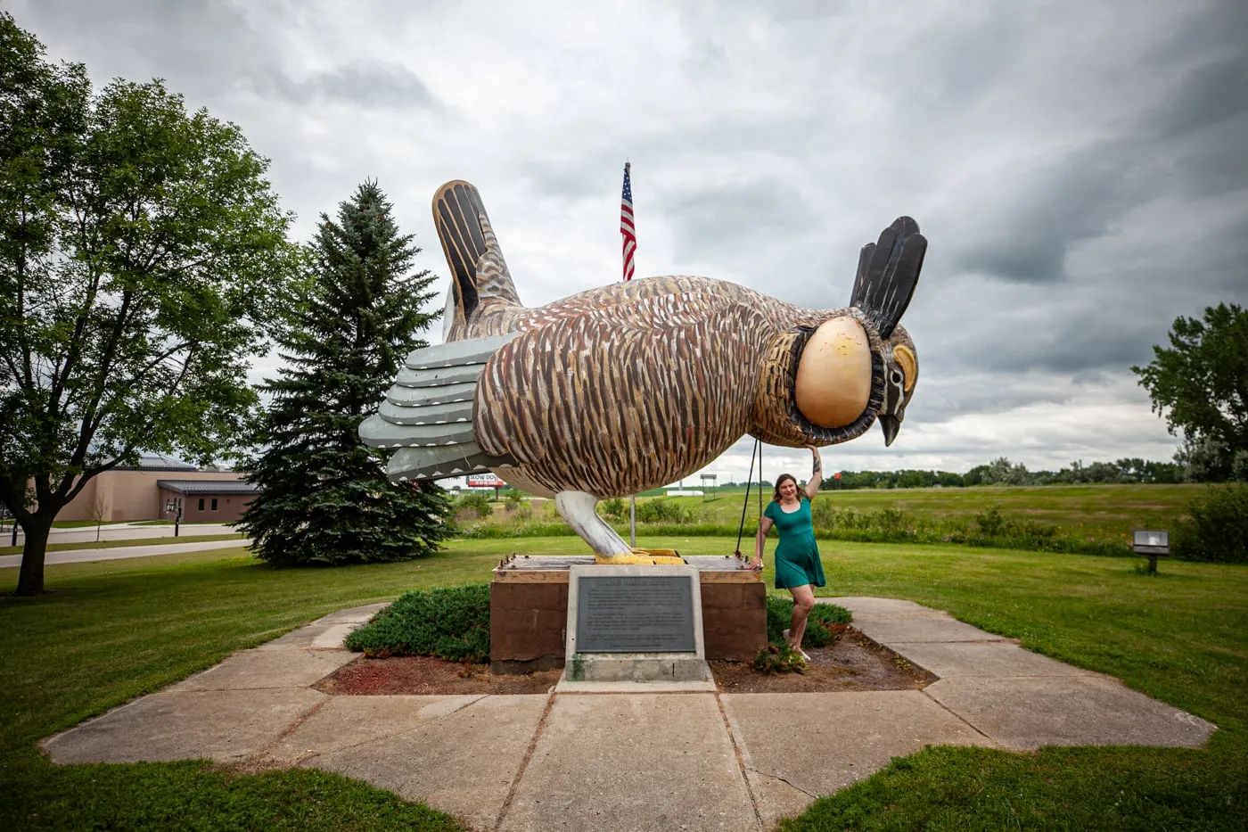 World's Largest "Booming" Prairie Chicken in Rothsay, Minnesota | Minnesota Roadside Attractions