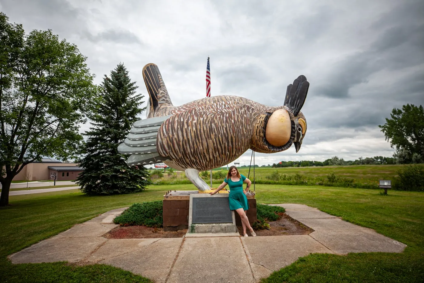 World's Largest "Booming" Prairie Chicken in Rothsay, Minnesota | Minnesota Roadside Attractions