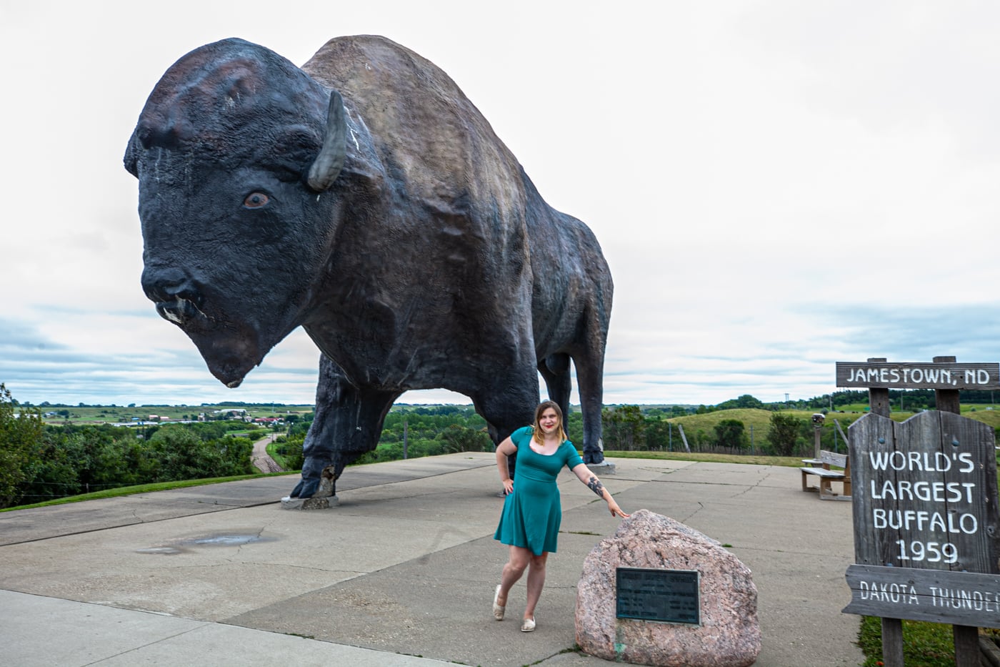 World's Largest Monument in Jamestown, ND - America