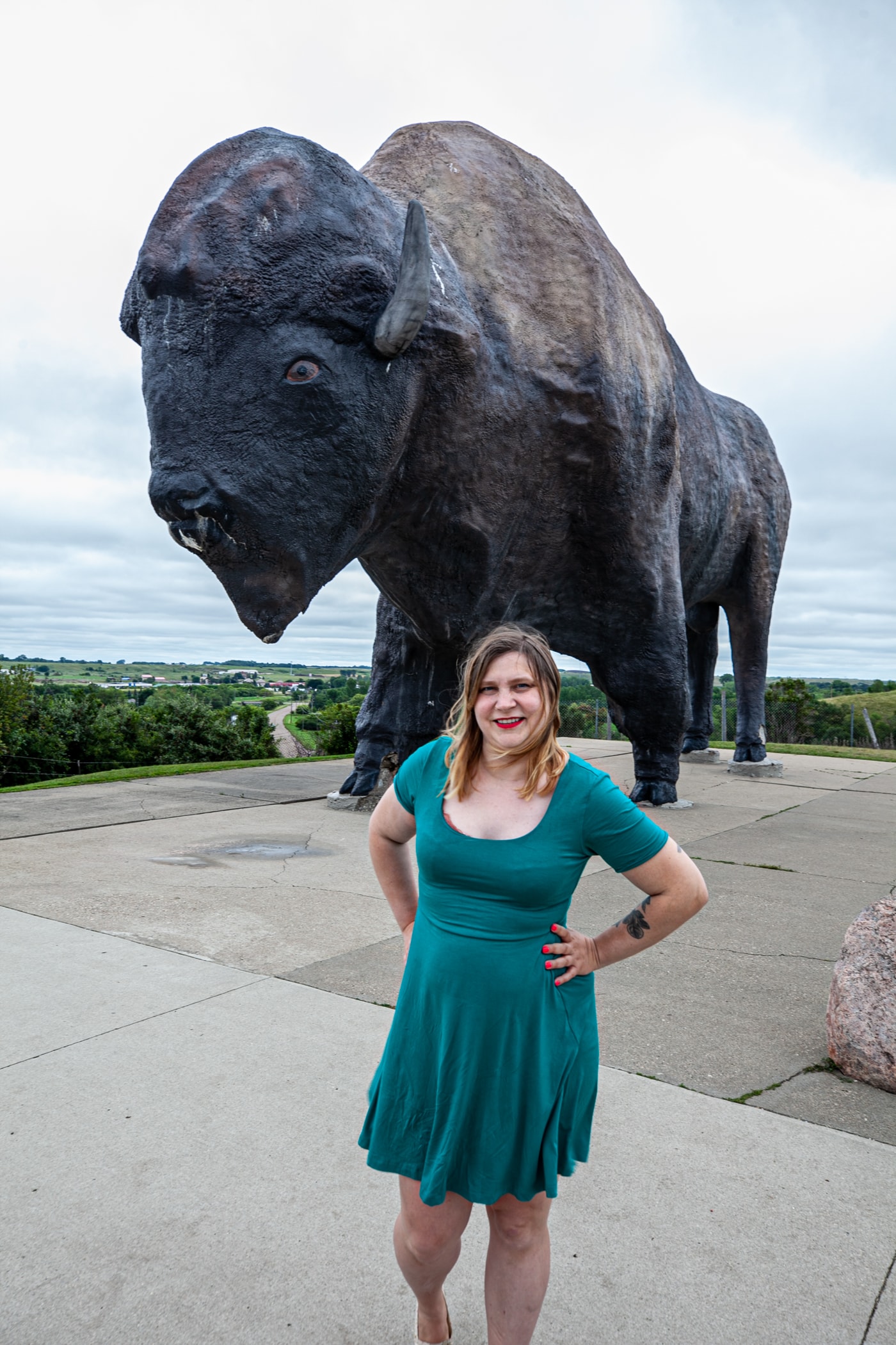 World's Largest Buffalo Monument in Jamestown, North Dakota | North Dakota Roadside Attractions