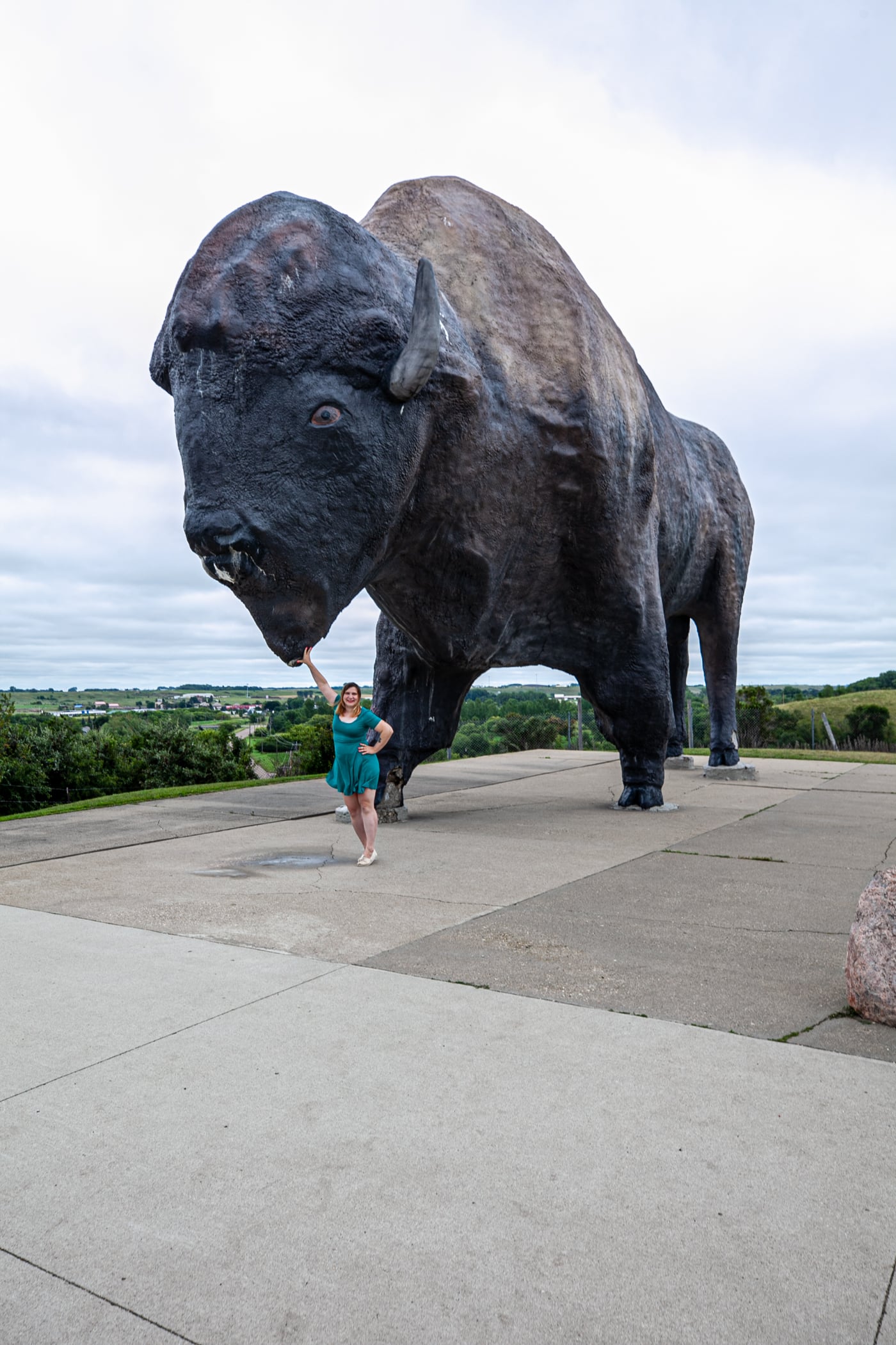 World's Largest Buffalo Monument in Jamestown, North Dakota | North Dakota Roadside Attractions