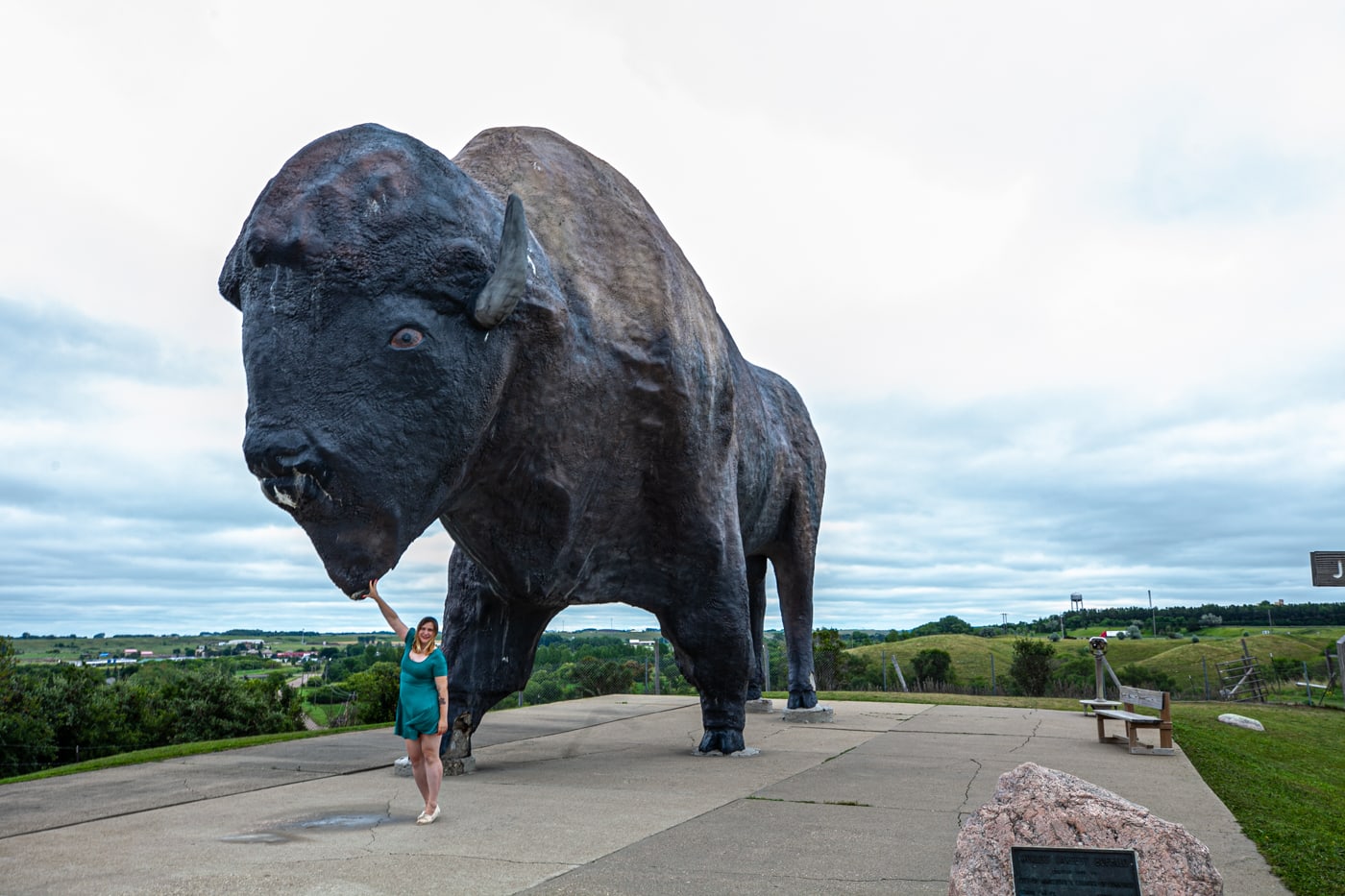 World's Largest Buffalo Monument in Jamestown, North Dakota | North Dakota Roadside Attractions