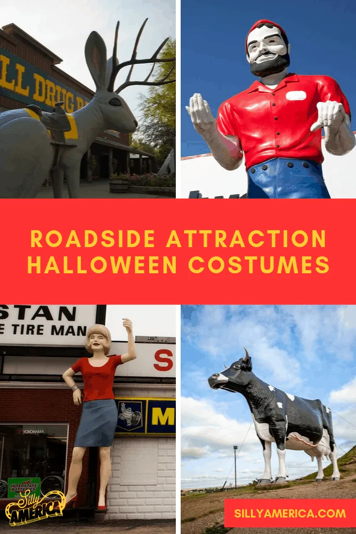 Want to go big with your Halloween costume this year? Nothing is bigger than a good old fashioned roadside attraction. If you love taking road trips why not get inspired by all the tourist traps along the way when dressing up this October 31. If you're at a loss for what to dress as, check out these ideas for roadside attraction-inspired Halloween costumes. 