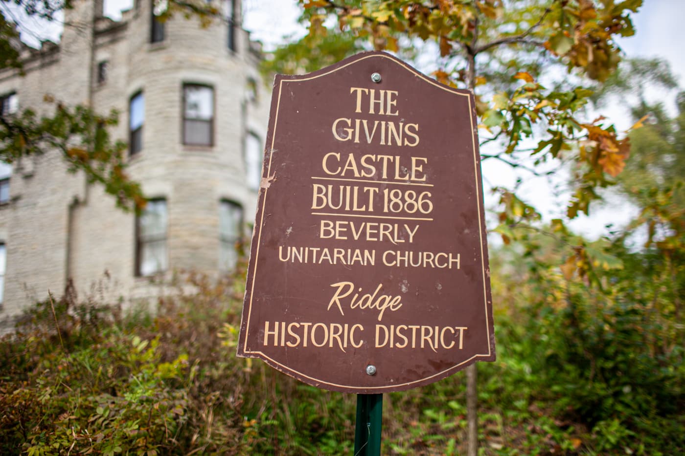 The Givins Castle in Chicago, Illinois. The only castle in Chicago. Open House Chicago.