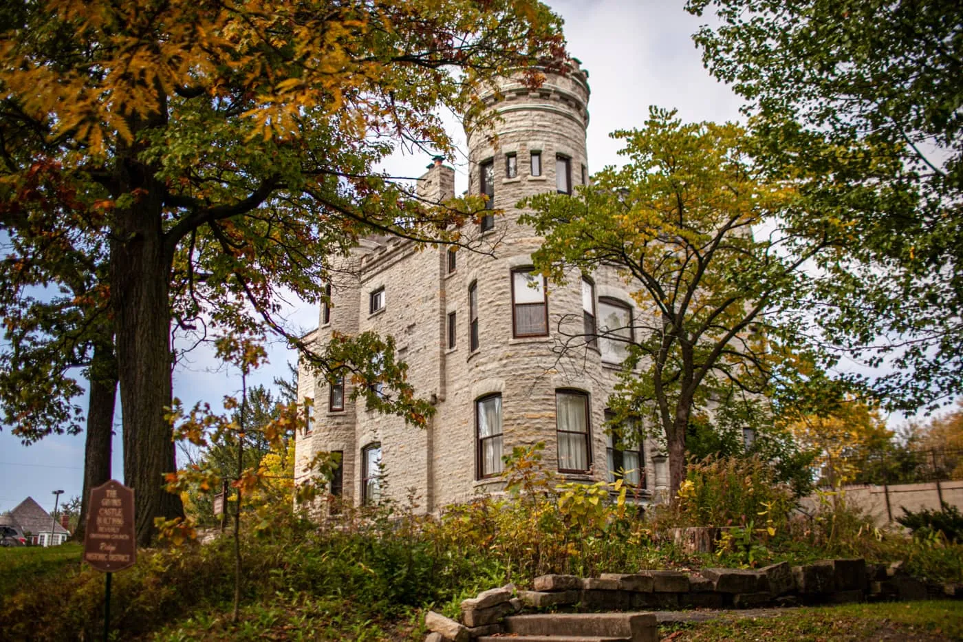 The Givins Castle in Chicago, Illinois. The only castle in Chicago. Open House Chicago.