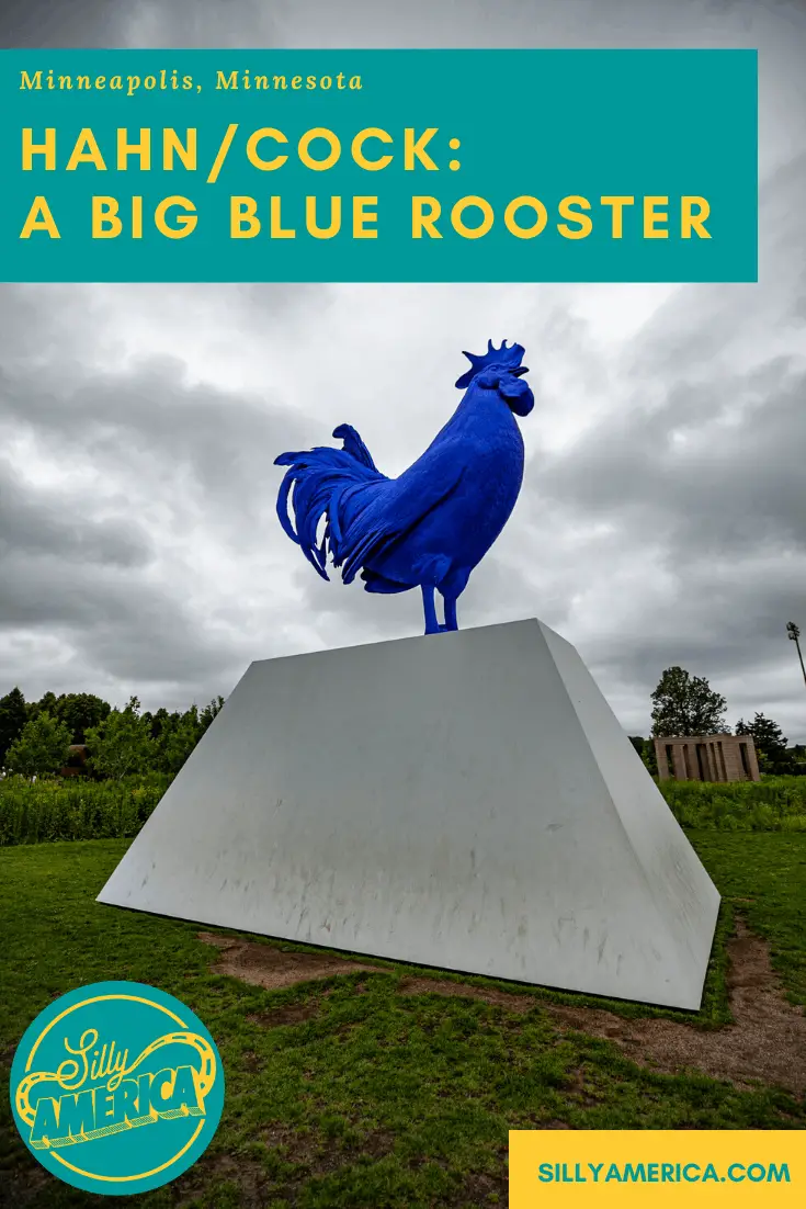 Hahn Cock A Big Blue Rooster In Minneapolis And London Silly