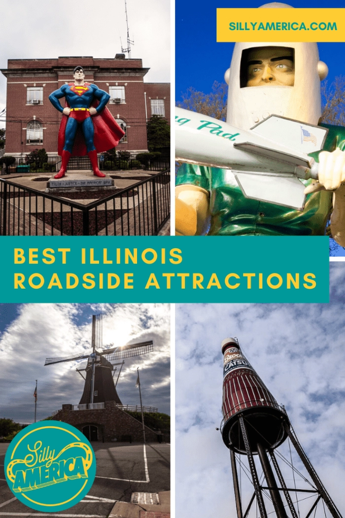 The best Illinois roadside attractions to visit on an Illinois road trip with kids or weekend getaway with friends. Add these things to do in Illinois to your road trip bucket list and visit them on your next travel adventure.
