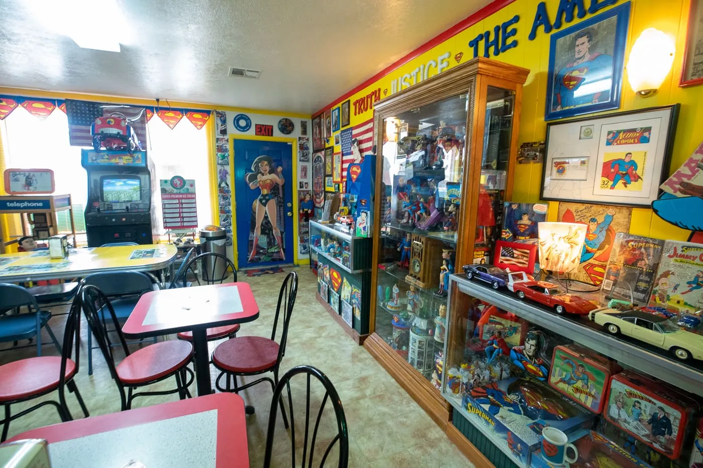 SuperTAM on 66 - Superman Museum & Ice Cream Parlor in Carterville, Missouri on Route 66