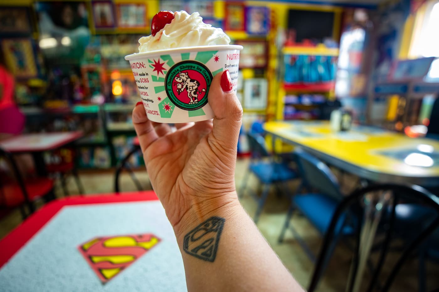 SuperTAM on 66 - Superman Museum & Ice Cream Parlor in Carterville, Missouri on Route 66