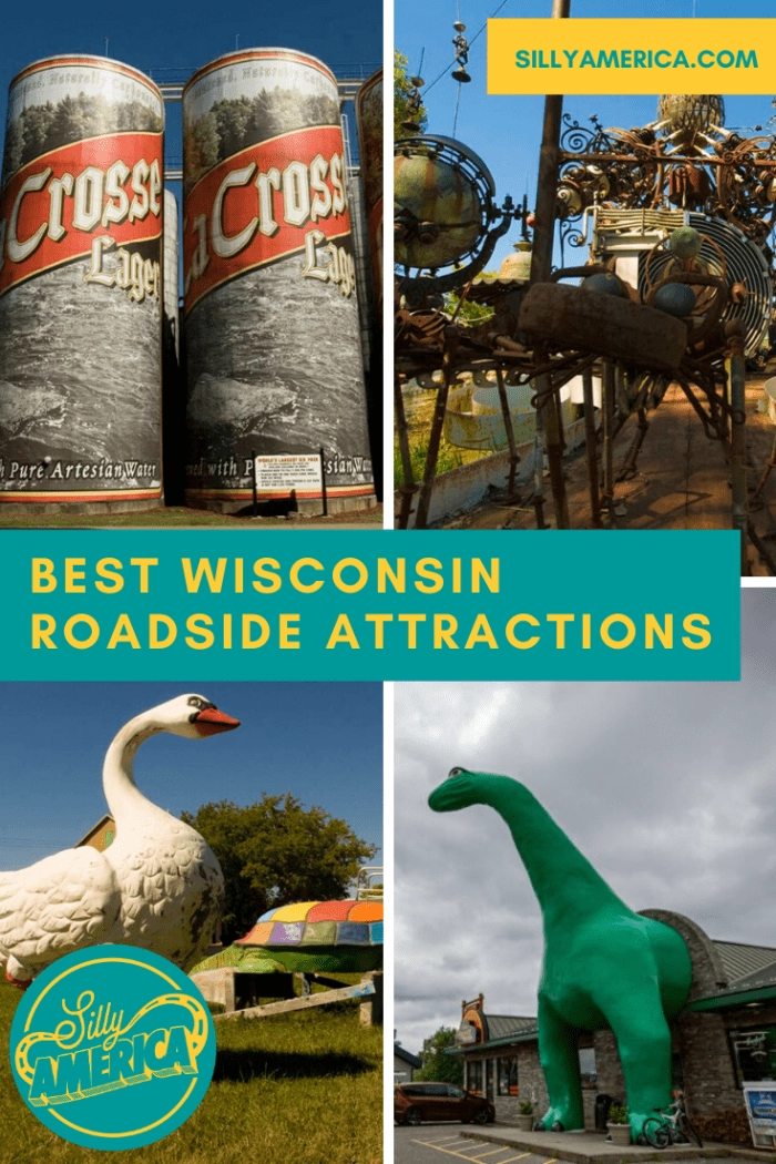 The best Wisconsin roadside attractions to visit on a Wisconsin road trip with kids on I-94 or Milwaukee weekend getaway with friends. Add these things to do in Wisconsin and weird roadside attractions to your road trip bucket list and visit them on your next travel adventure.
#RoadsideAttraction #RoadsideAttractions #RoadTrip #WeirdRoadsideAttractions #RoadTripStops
#WisconsinRoadsideAttractions #WisconsinRoadsideAttraction ##WisconsinRoadTrip #ThingsToDoInWisconsin #WisconsinRoadTripIdeas