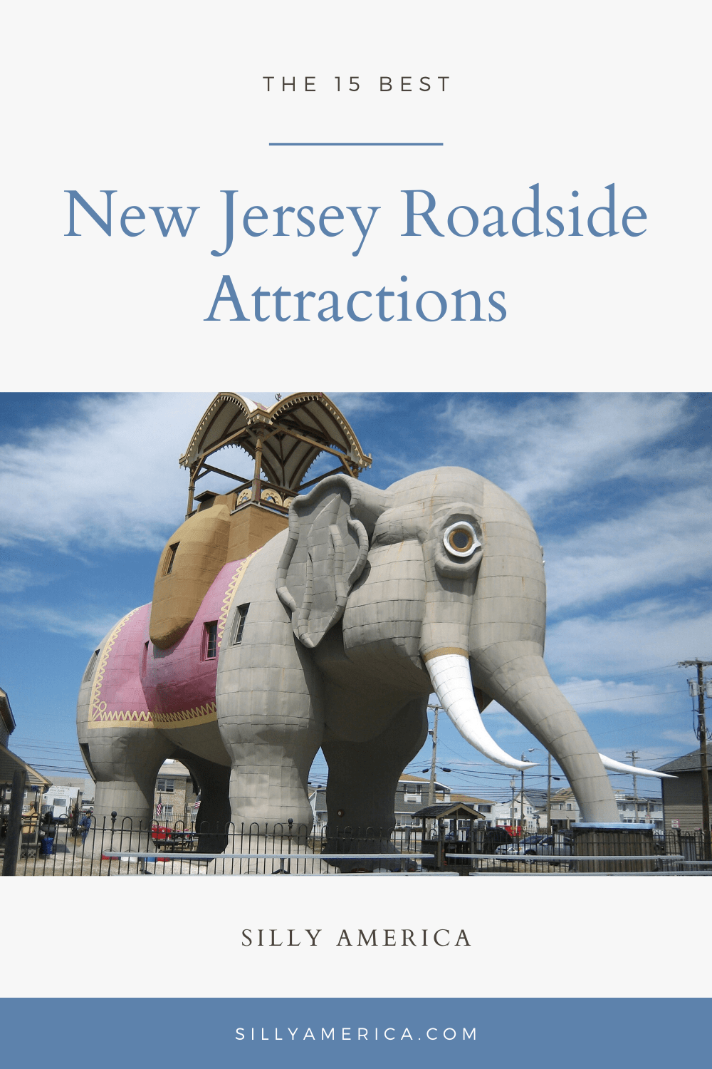 The best New Jersey roadside attractions to visit on a New Jersey road trip or weekend getaway. Add these roadside oddities to your travel bucket list or road trip itinerary and visit them on an Atlantic City vacation or trip to the Jersey Shore. #NewJerseyRoadsideAttractions #NewJerseyRoadsideAttraction #RoadsideAttractions #RoadsideAttraction #RoadTrip #NewJerseyRoadTrip #NewJerseyRoadTripMap #NewJerseyRoadTripItinerary #WeirdRoadsideAttractions