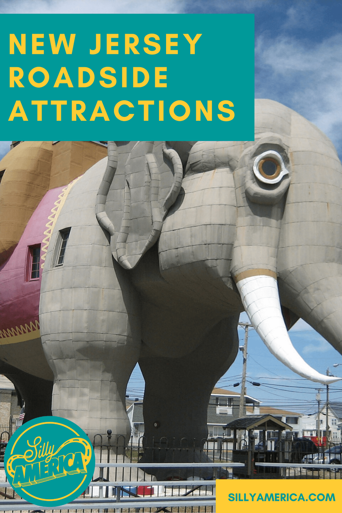 The best New Jersey roadside attractions to visit on a New Jersey road trip or weekend getaway. Add these roadside oddities to your travel bucket list or road trip itinerary and visit them on an Atlantic City vacation or trip to the Jersey Shore. #NewJerseyRoadsideAttractions #NewJerseyRoadsideAttraction #RoadsideAttractions #RoadsideAttraction #RoadTrip #NewJerseyRoadTrip #NewJerseyRoadTripMap #NewJerseyRoadTripItinerary #WeirdRoadsideAttractions